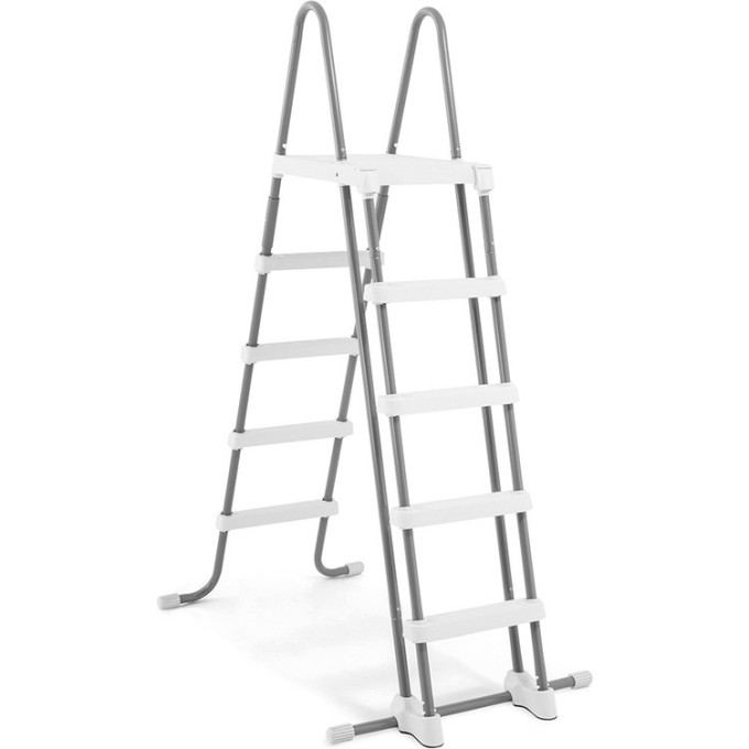 Лестница INTEX 28076 для бассейна до 122 см — 3 ступени, площадка, защита